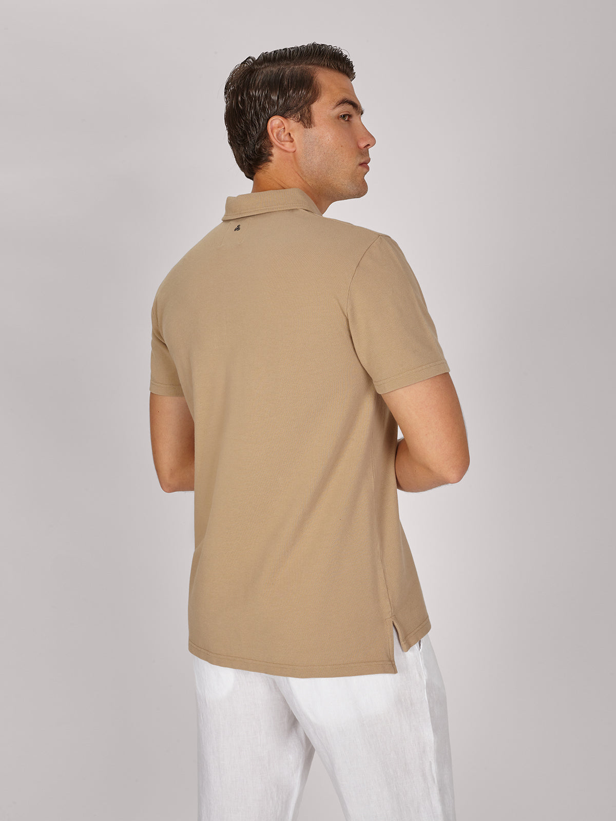 POLO PIQUE BEIGE