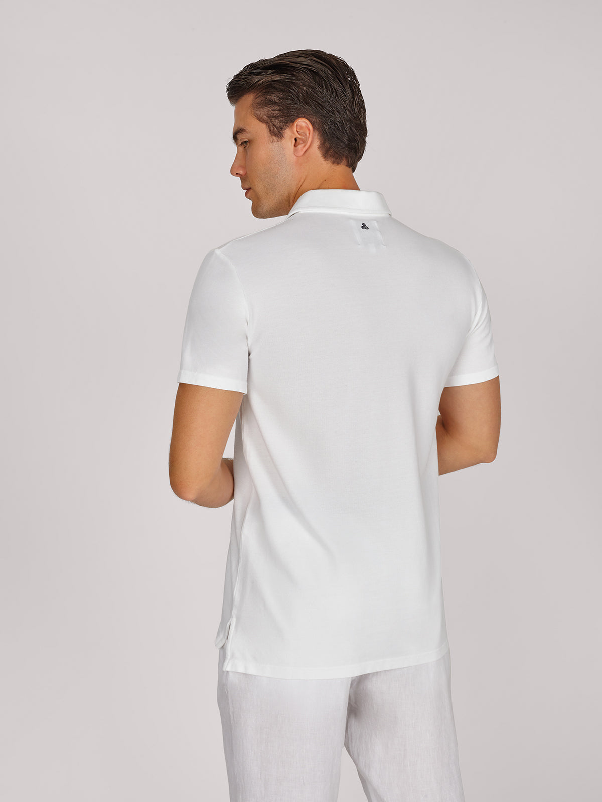 POLO PIQUE BIANCO