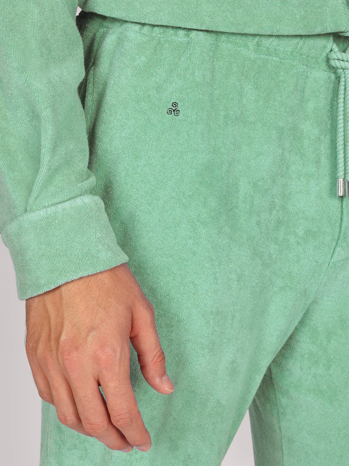 PANTALONE TERRY   PASTELGREEN