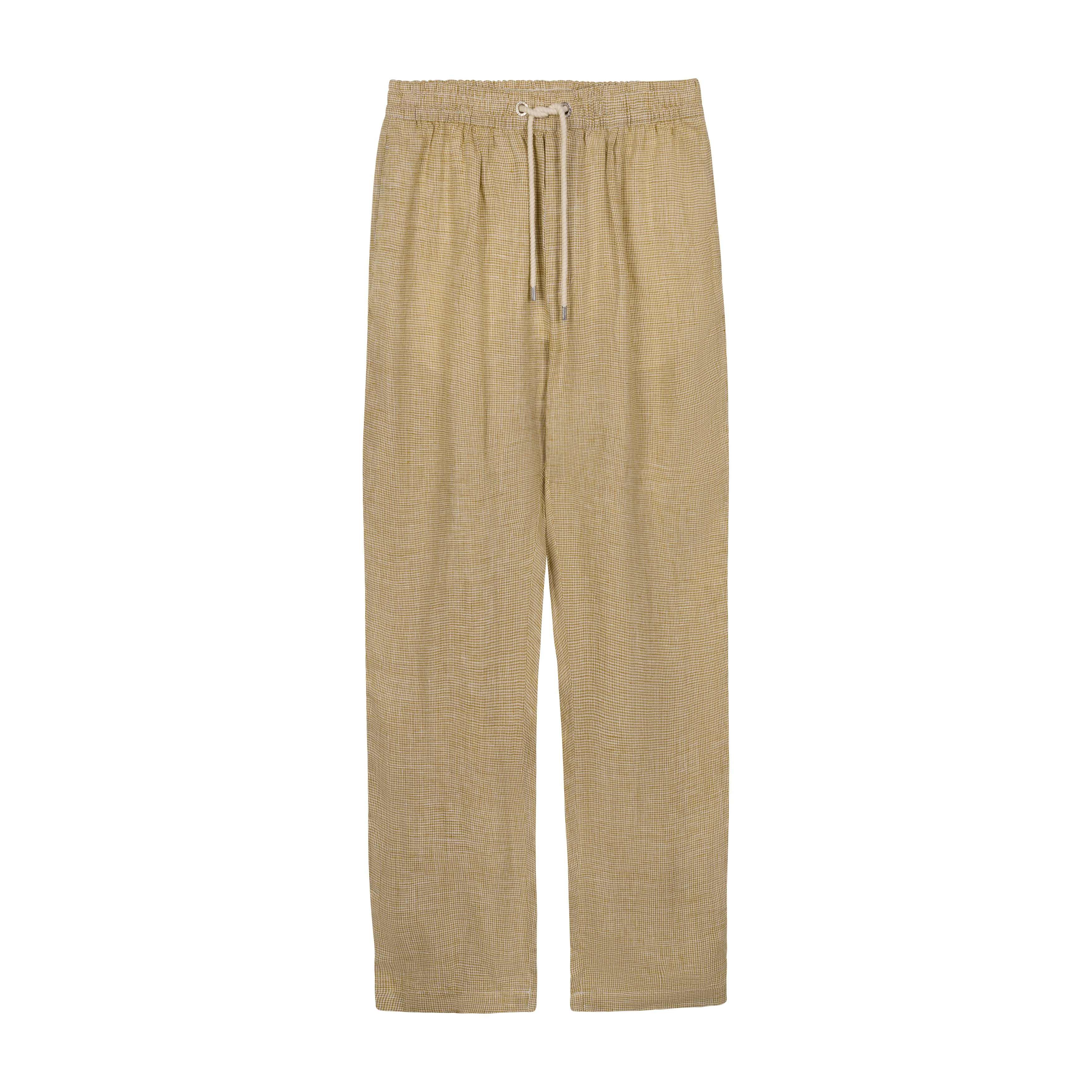PANTALONE PIÉD DE POULE GIALLO