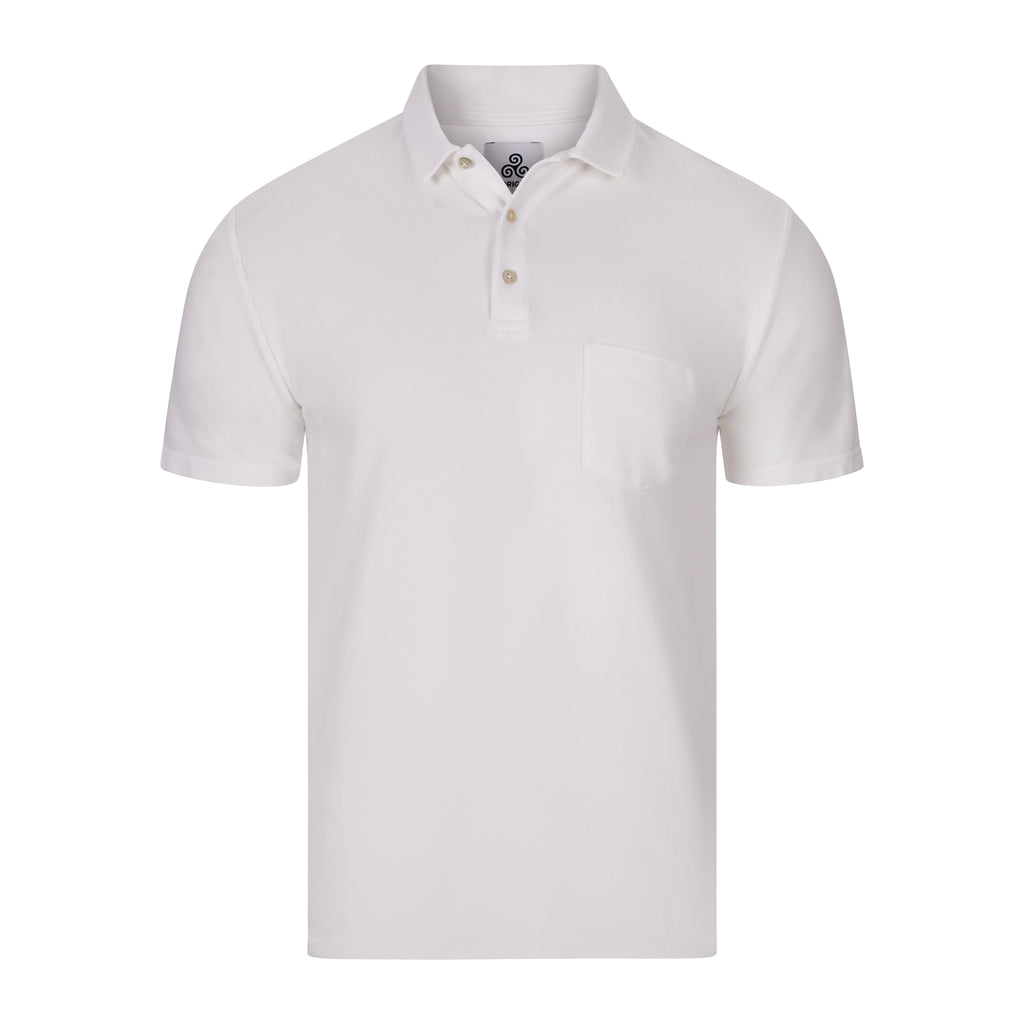 POLO PIQUE BIANCO