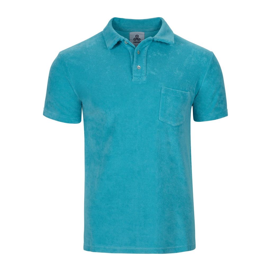 POLO TERRY TURCHESE