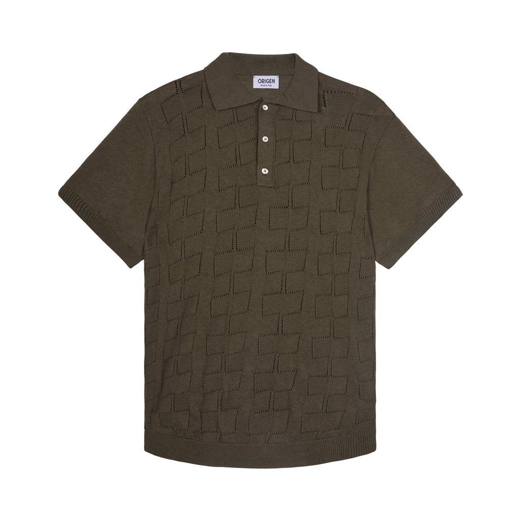 Polo Fabio Bianco Cotton/Linen