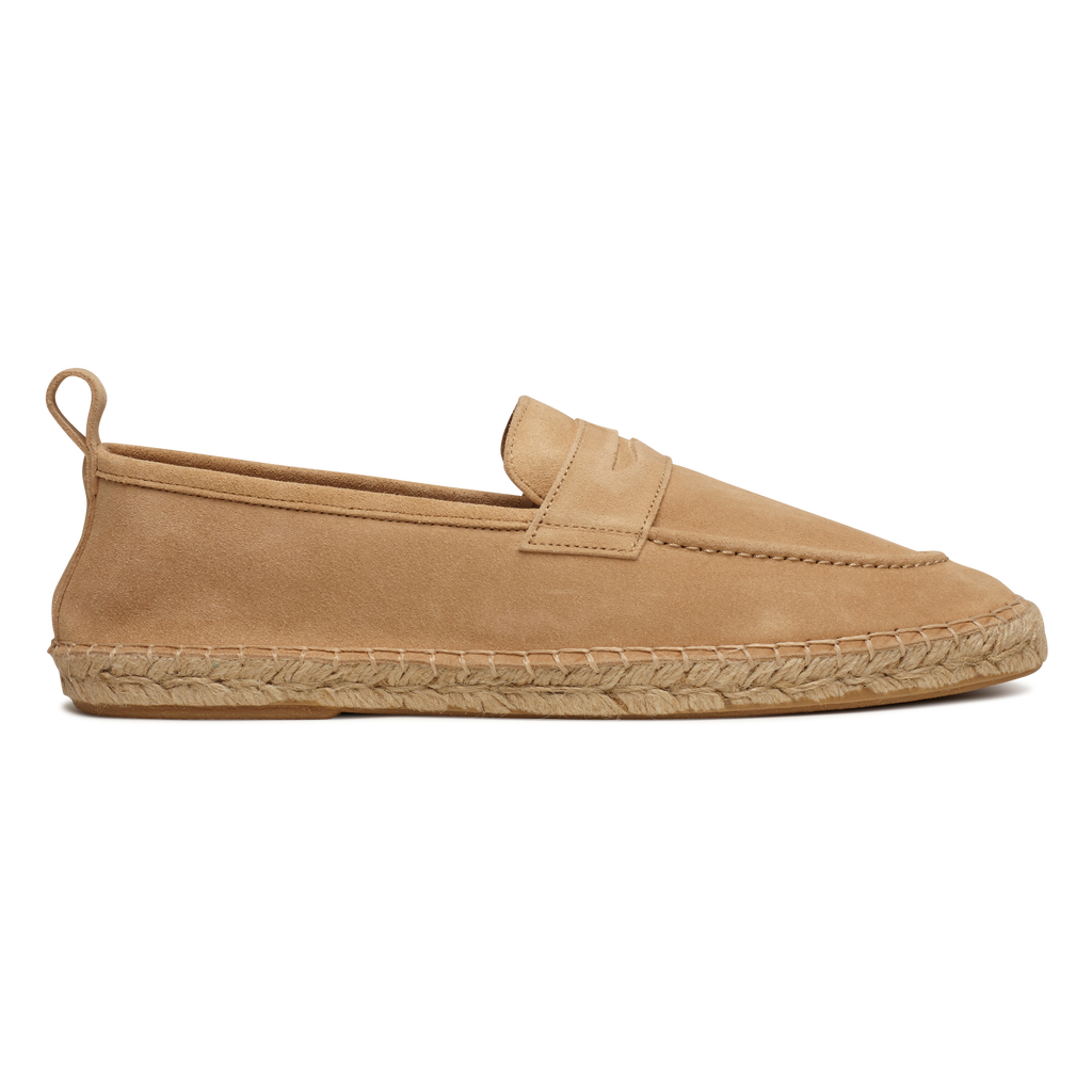 ESPADRILLAS MOCASSINO CAMOSCIO BEIGE