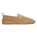 ESPADRILLAS MOCASSINO CAMOSCIO BEIGE