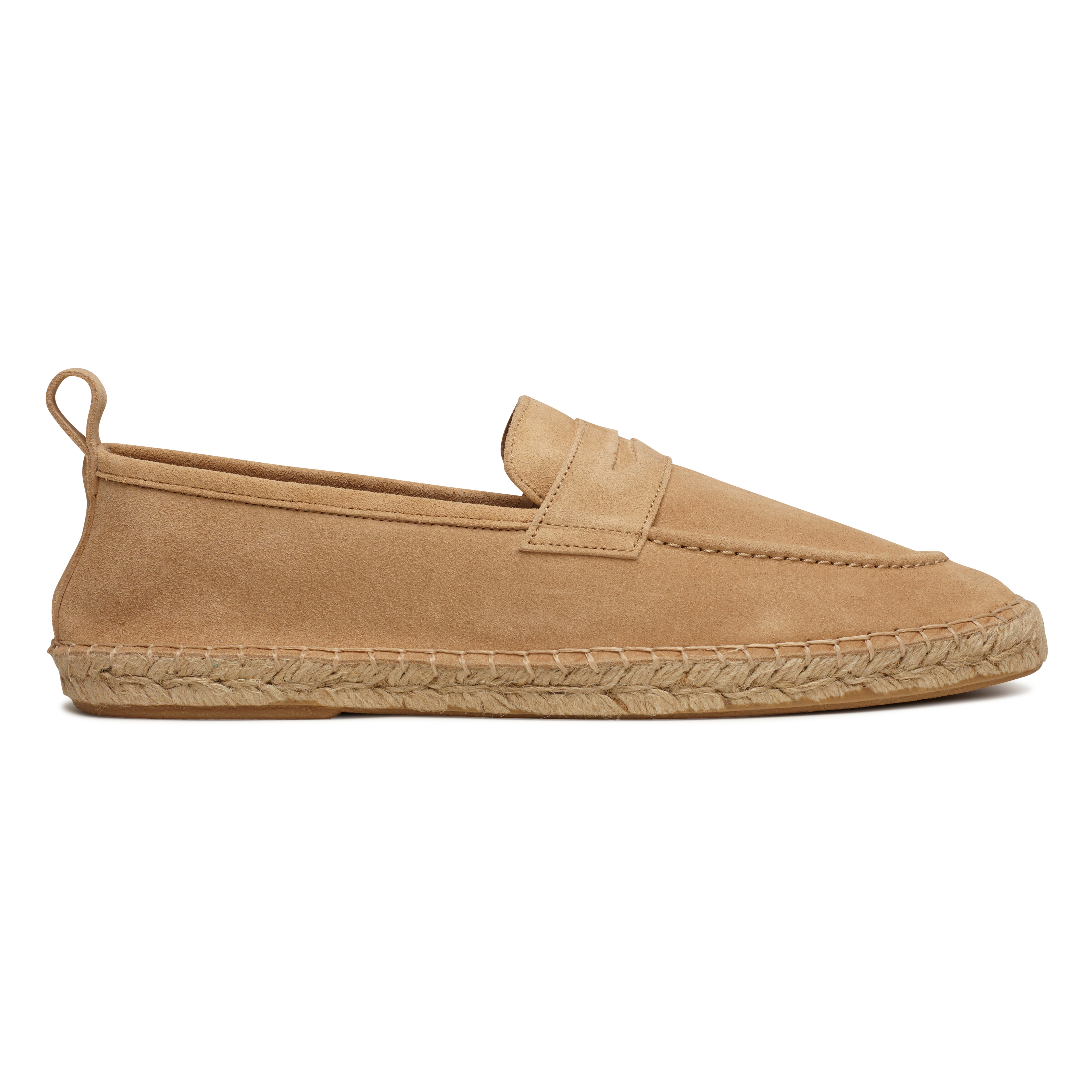 ESPADRILLAS MOCASSINO CAMOSCIO BEIGE