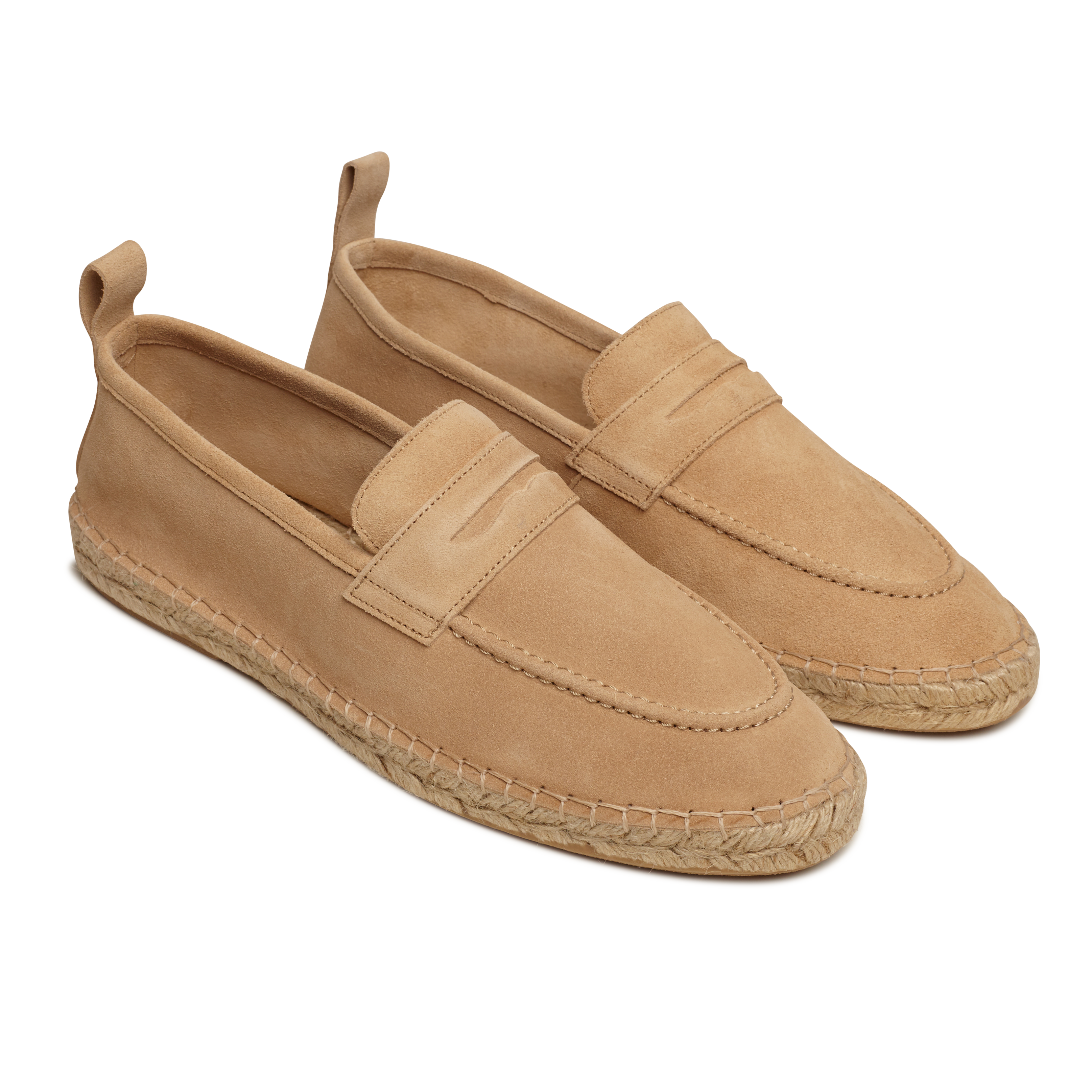 ESPADRILLAS MOCASSINO CAMOSCIO BEIGE