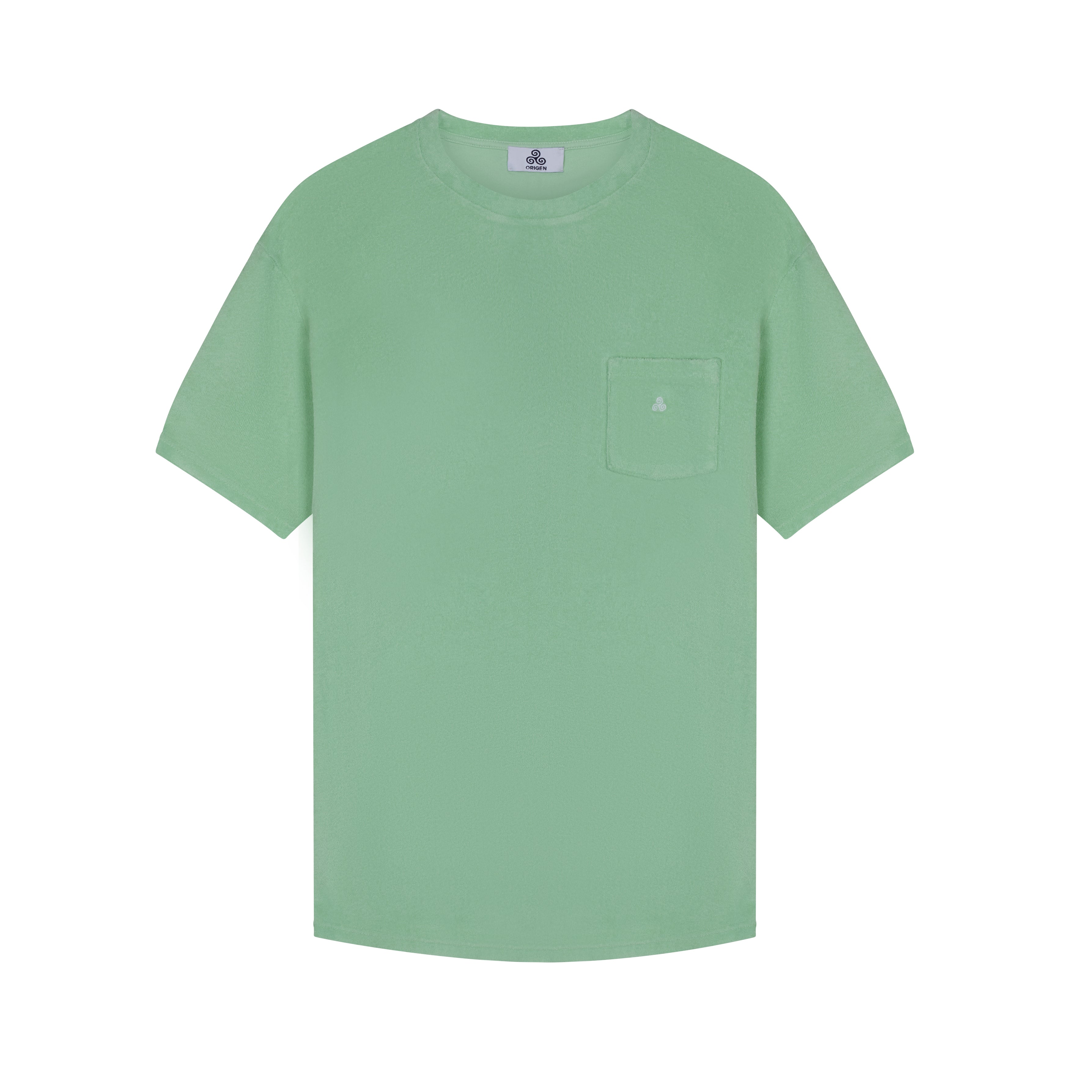 TSHIRT TERRY  PASTELGREEN