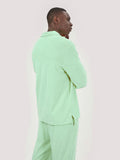 CAMICIA TERRY M.LUNGA  PASTELGREEN