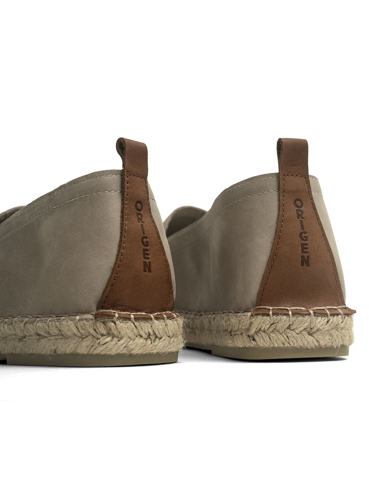 Espadrilles split leather beige