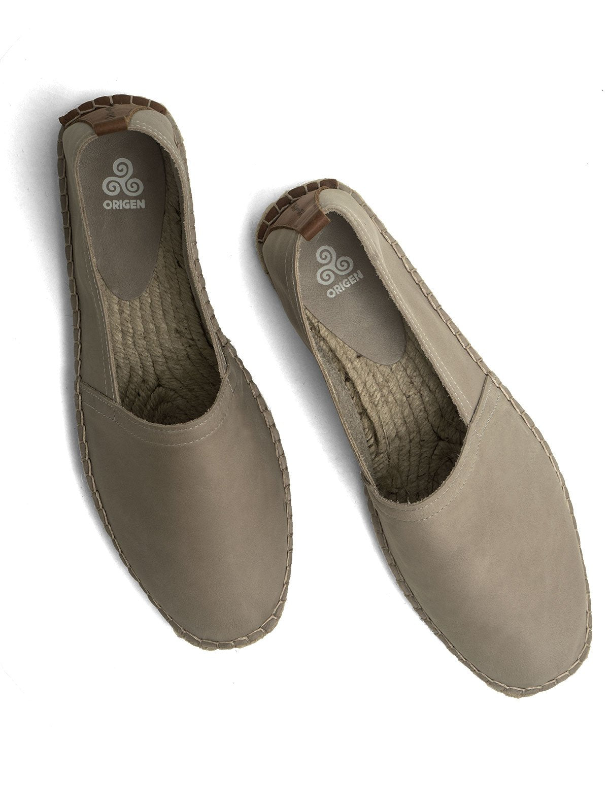 Espadrilles split leather beige