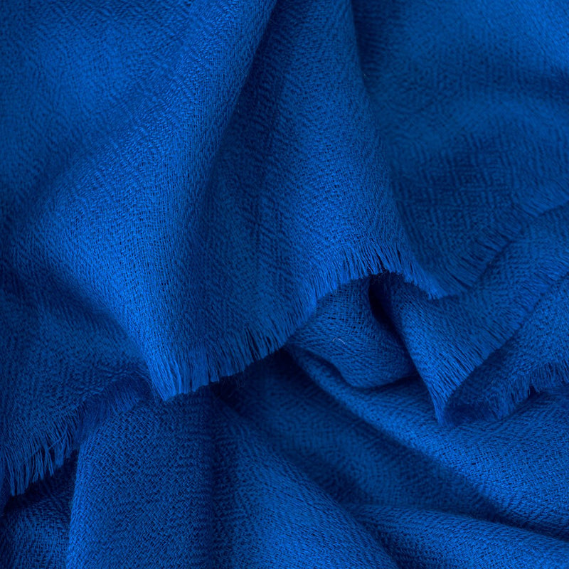 Sciarpa Klein Blue Cashmere