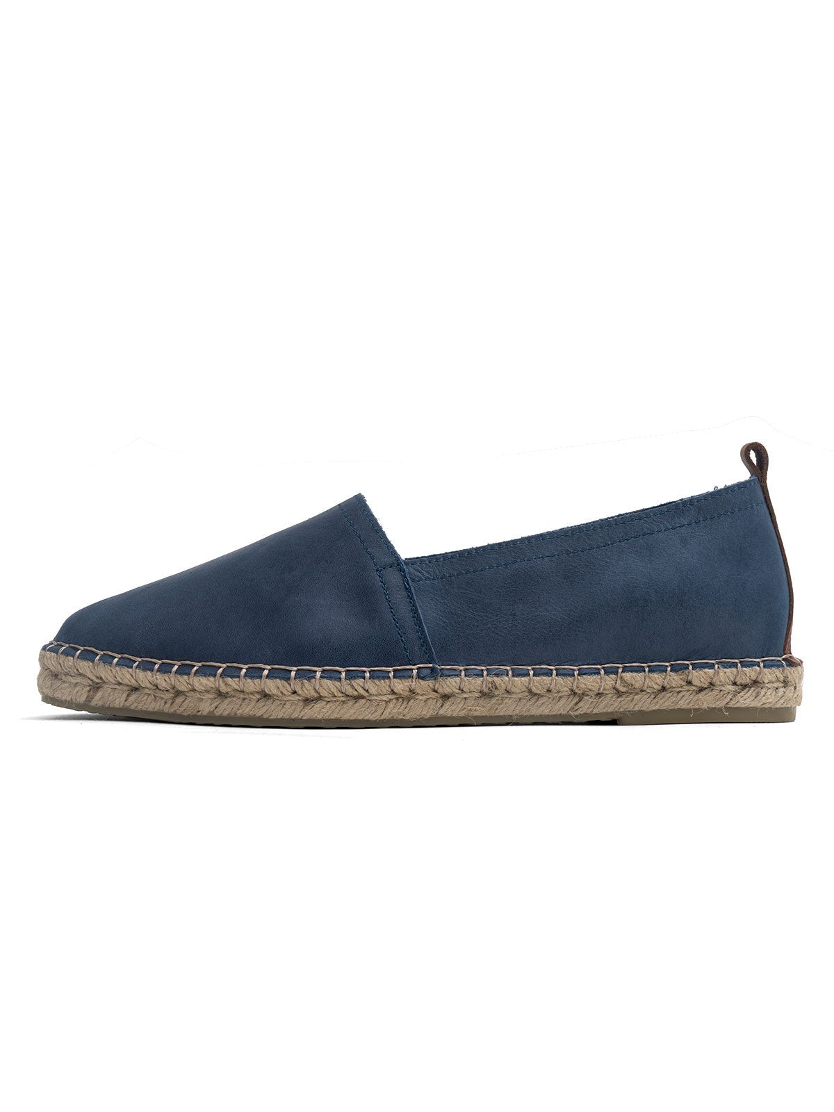Espadrilles split leather navy