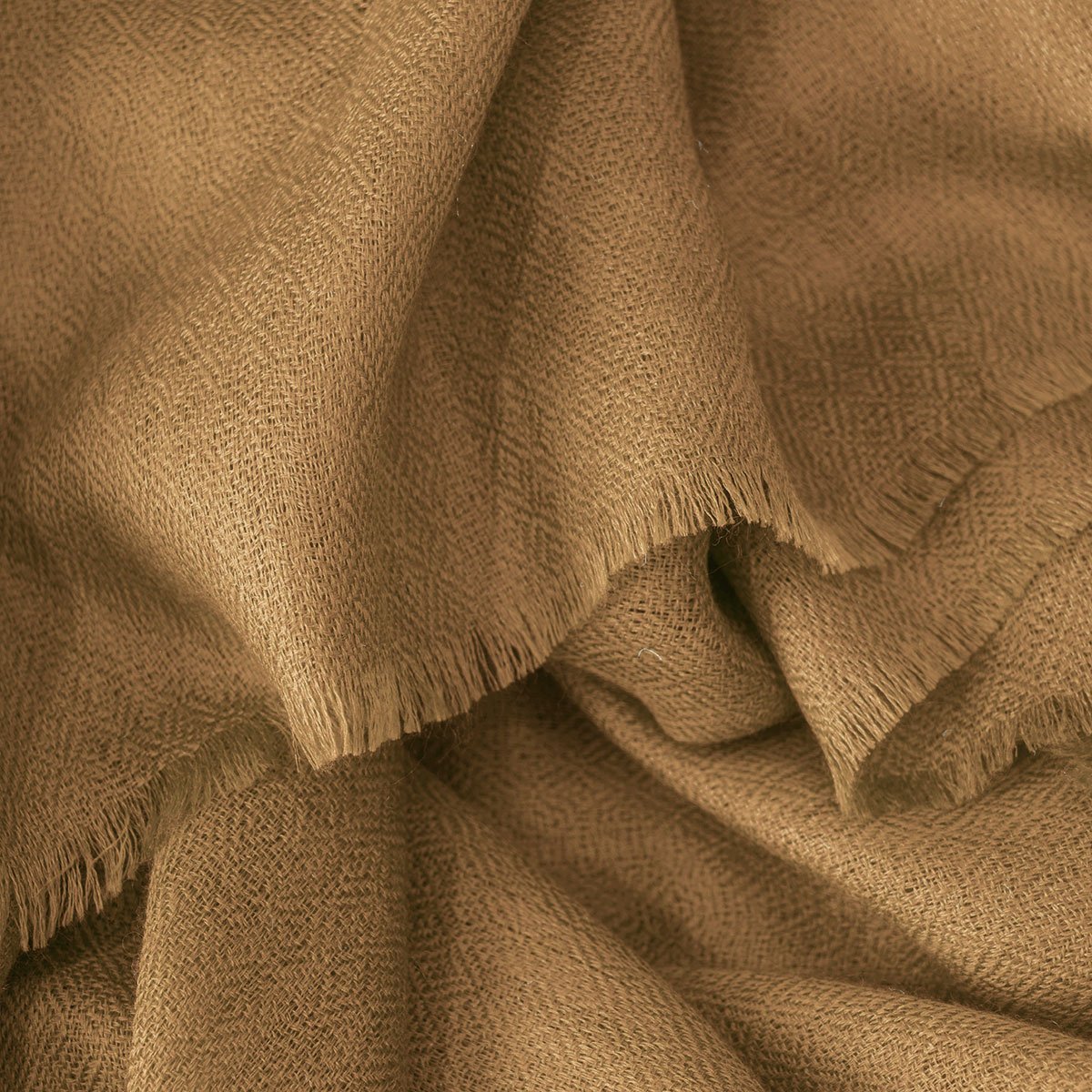 Camel cashmere scarf