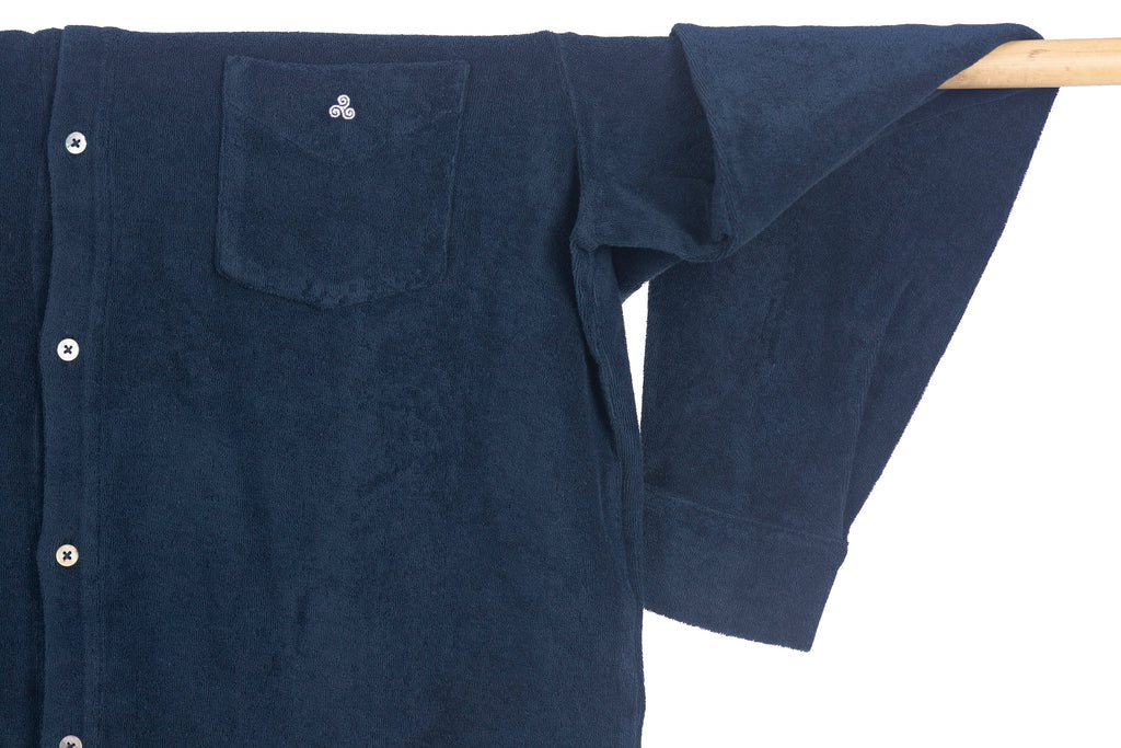 CAMICIA TERRY M.LUNGA NAVY