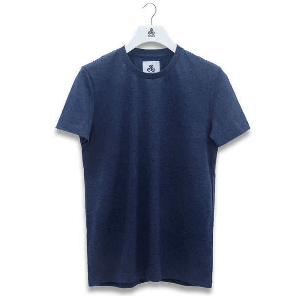 MELANGE NAVY T-SHIRT