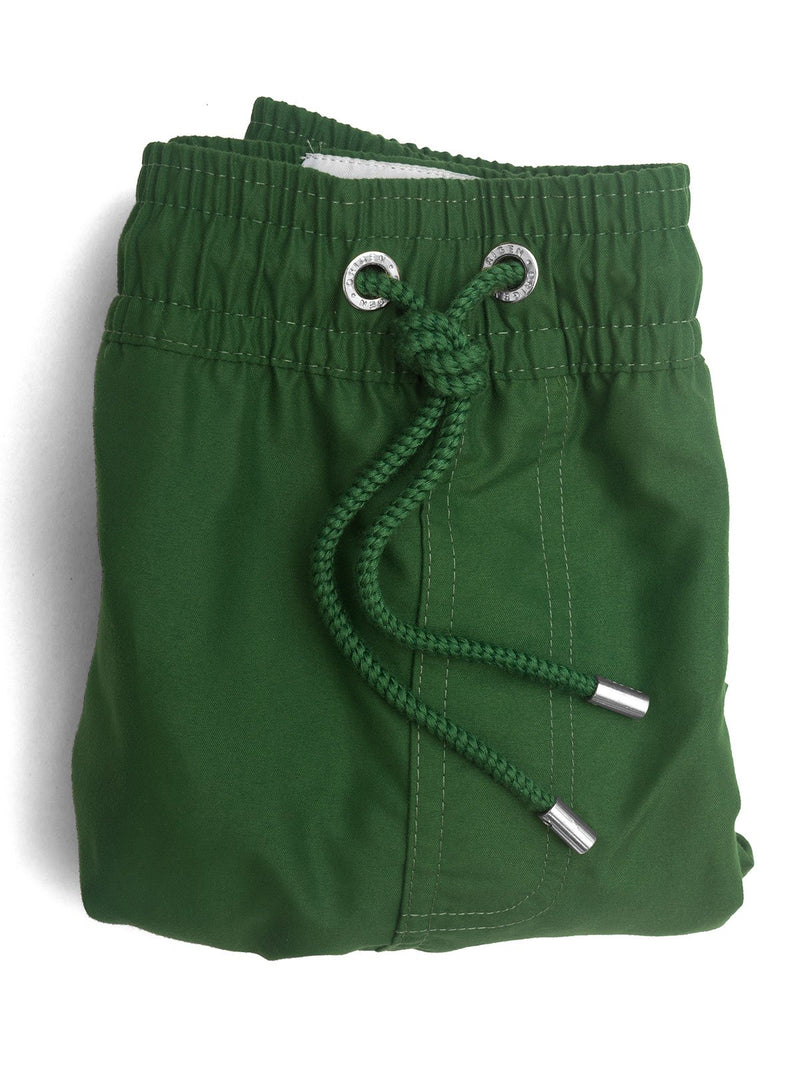 Green classic swimming trunks