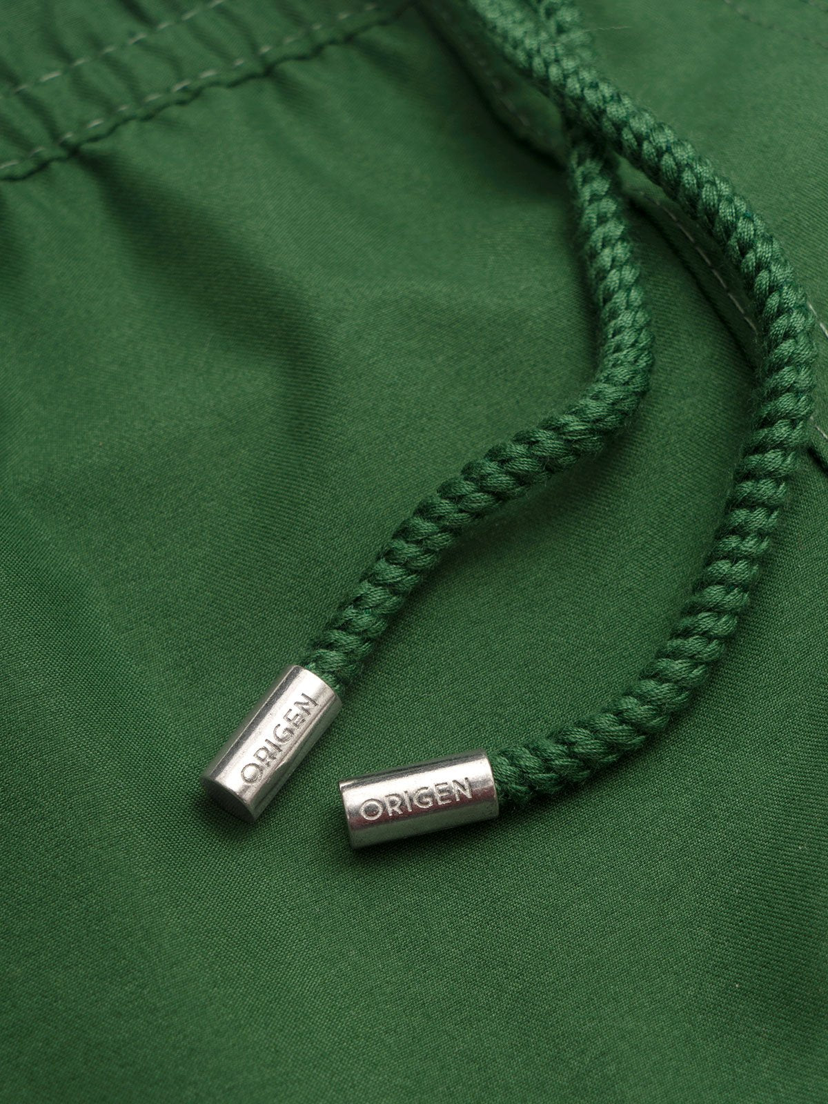 Green classic swimming trunks