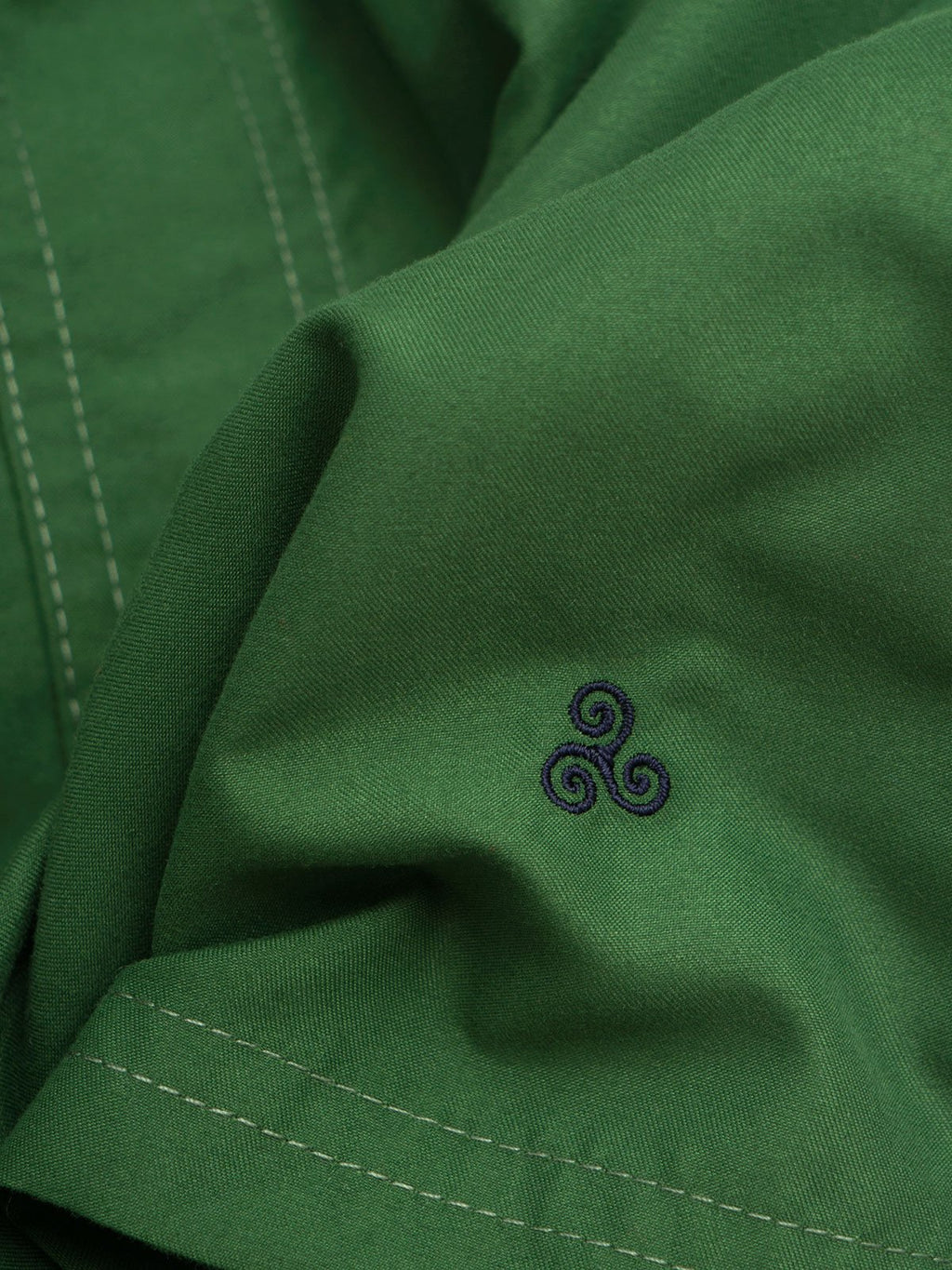Green classic swimming trunks