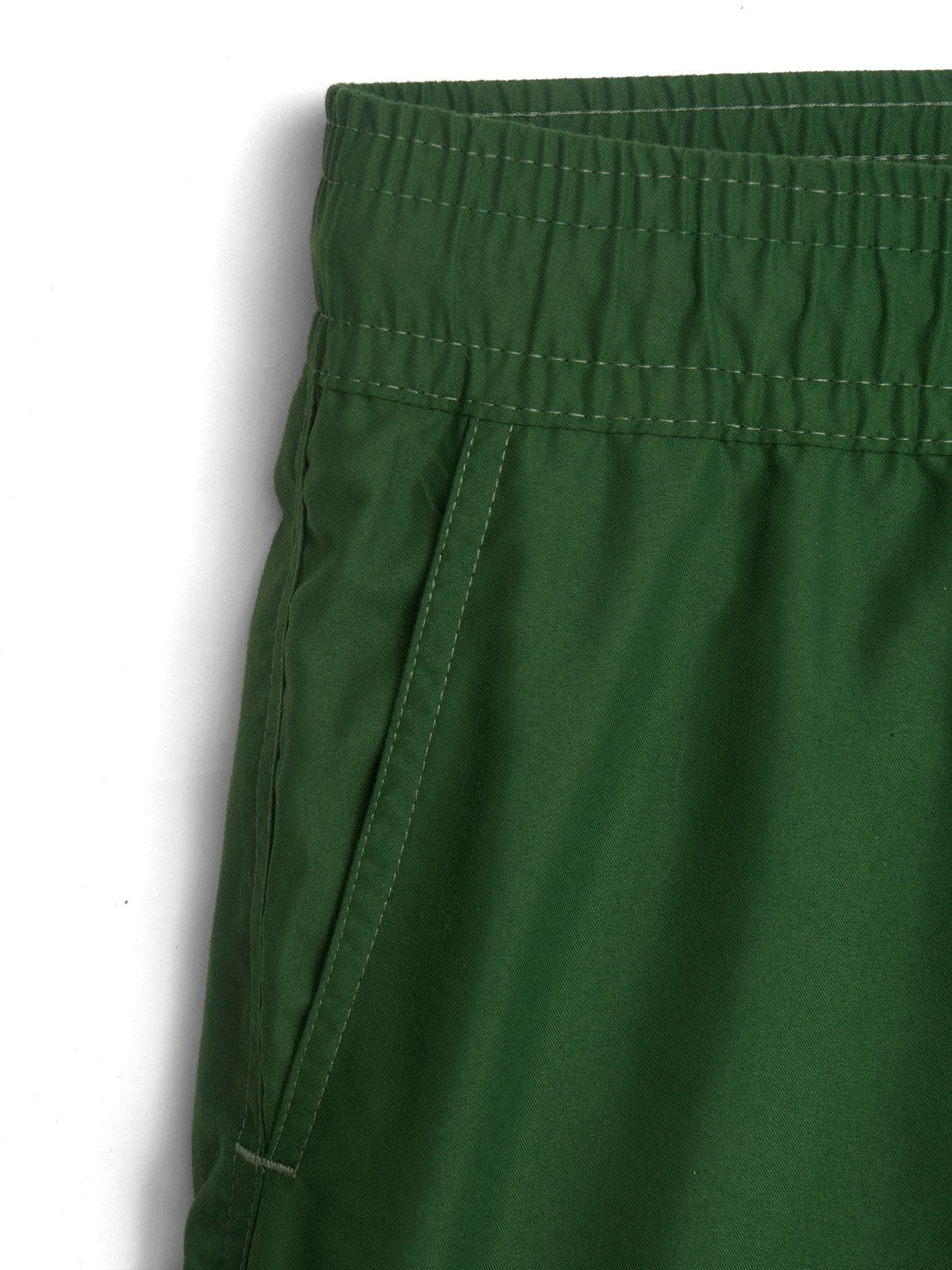 Green classic swimming trunks