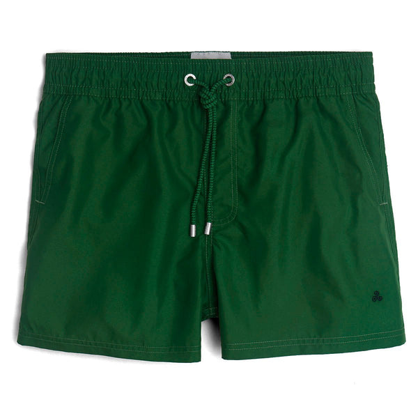 Green classic swimming trunks