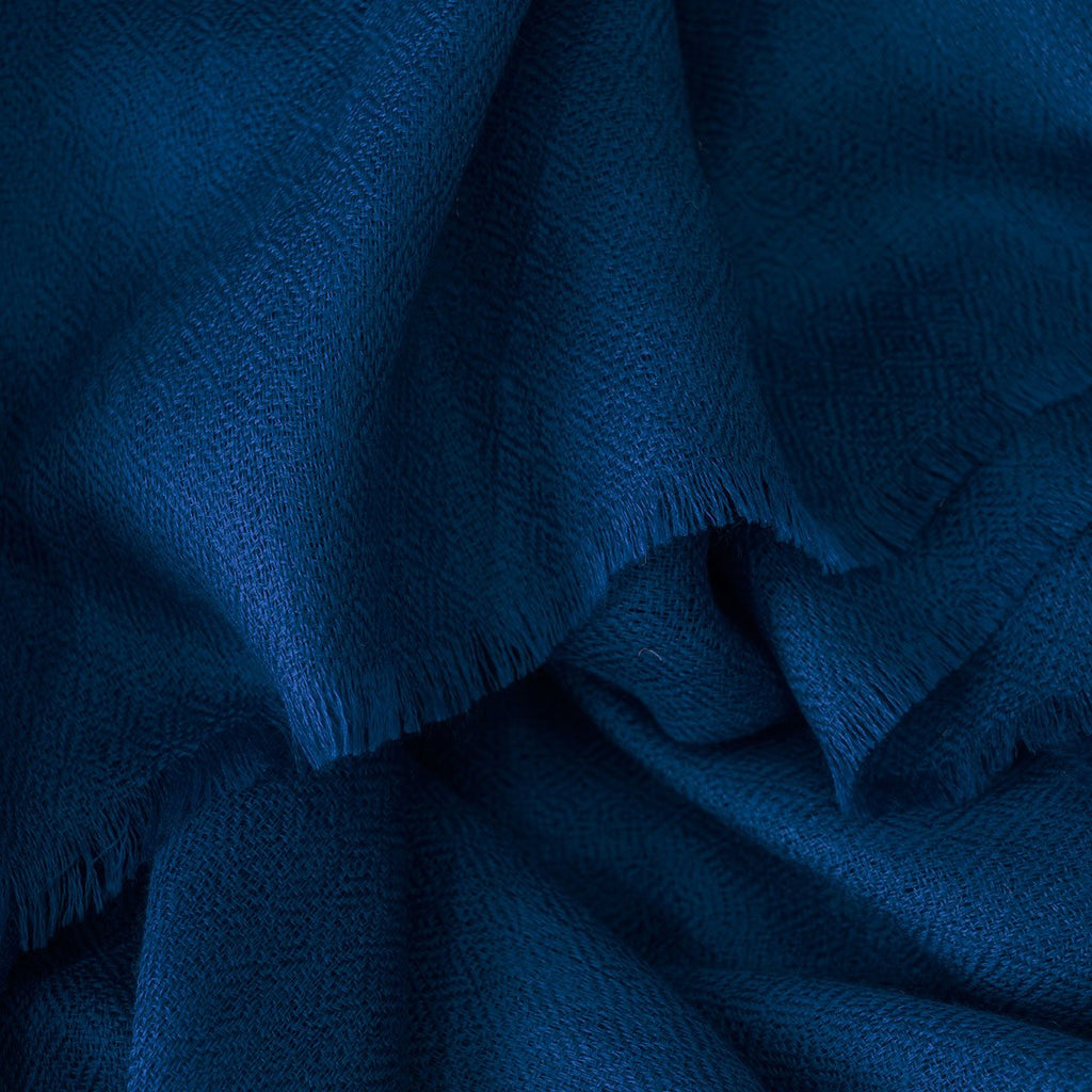 Navy cashmere scarf