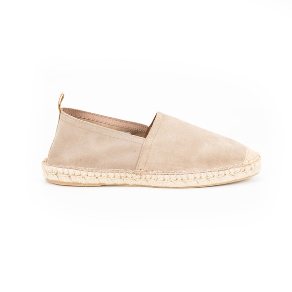 Espadrilles split suede beige