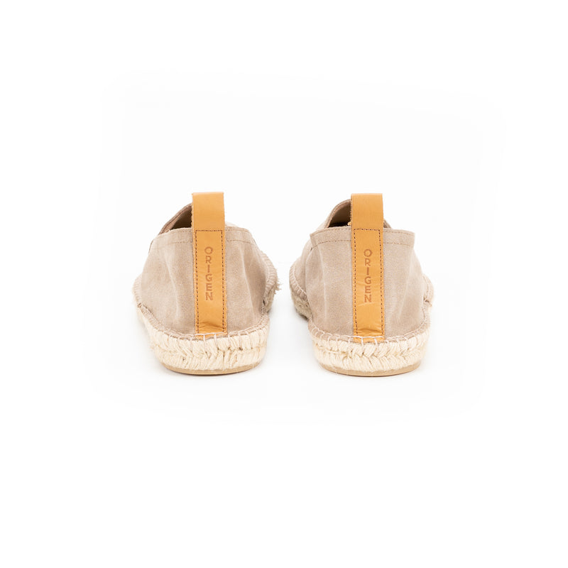 Espadrilles split suede beige