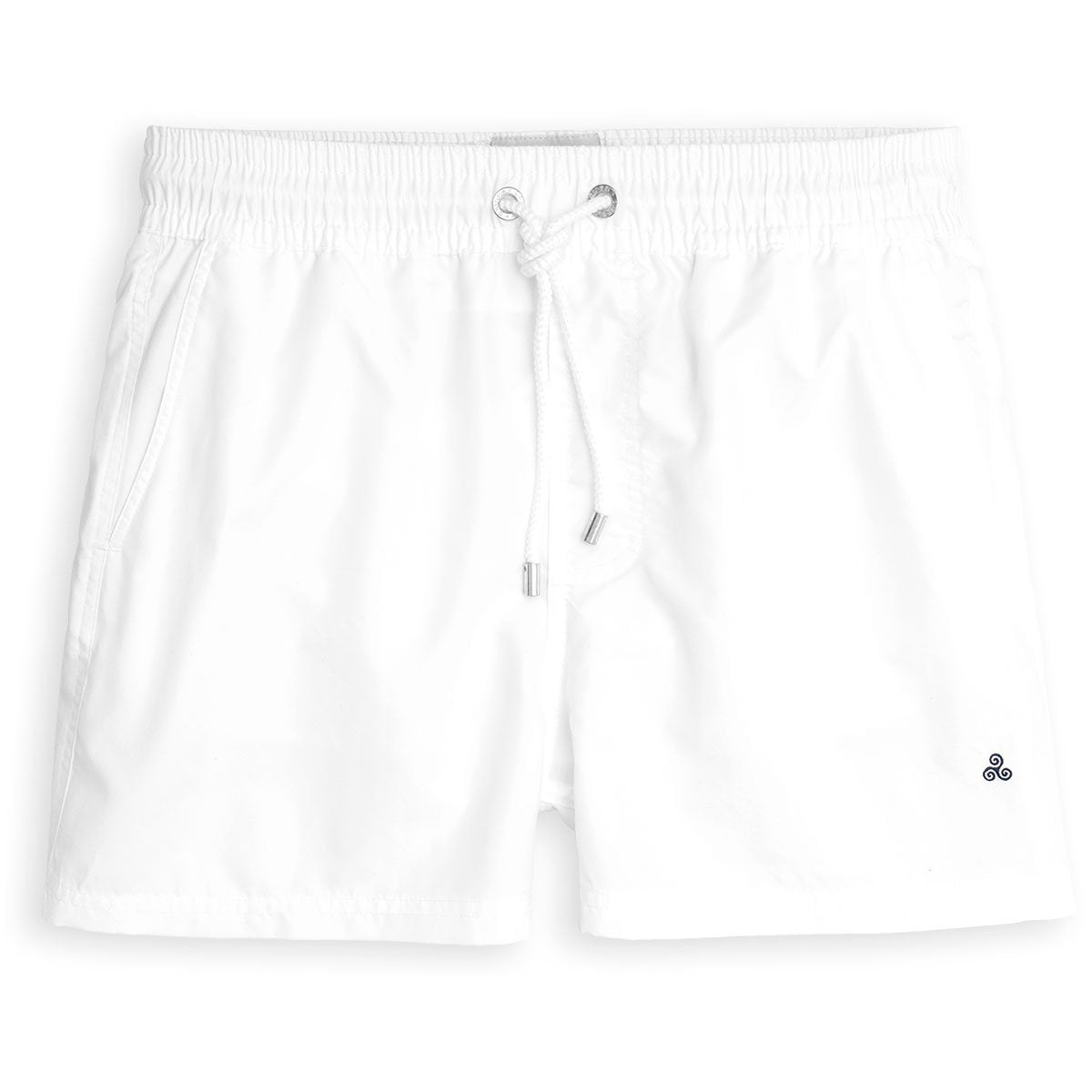 White classic swimming trunks