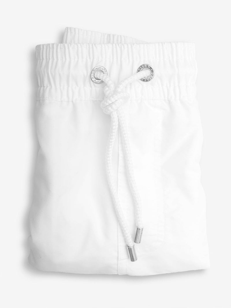 White classic swimming trunks