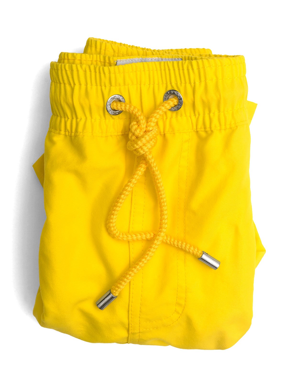 Yellow classic swimming trunks