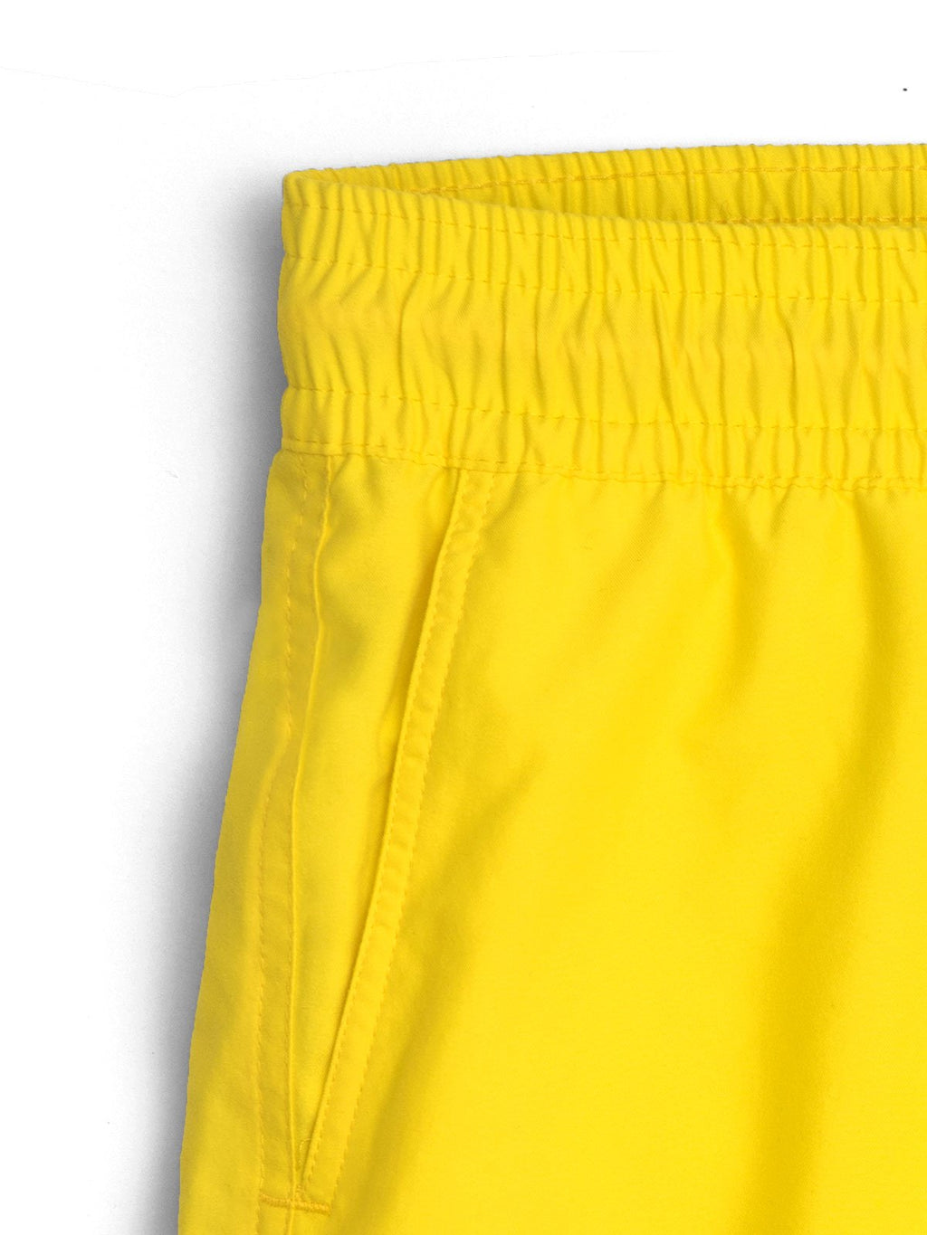 Yellow classic swimming trunks