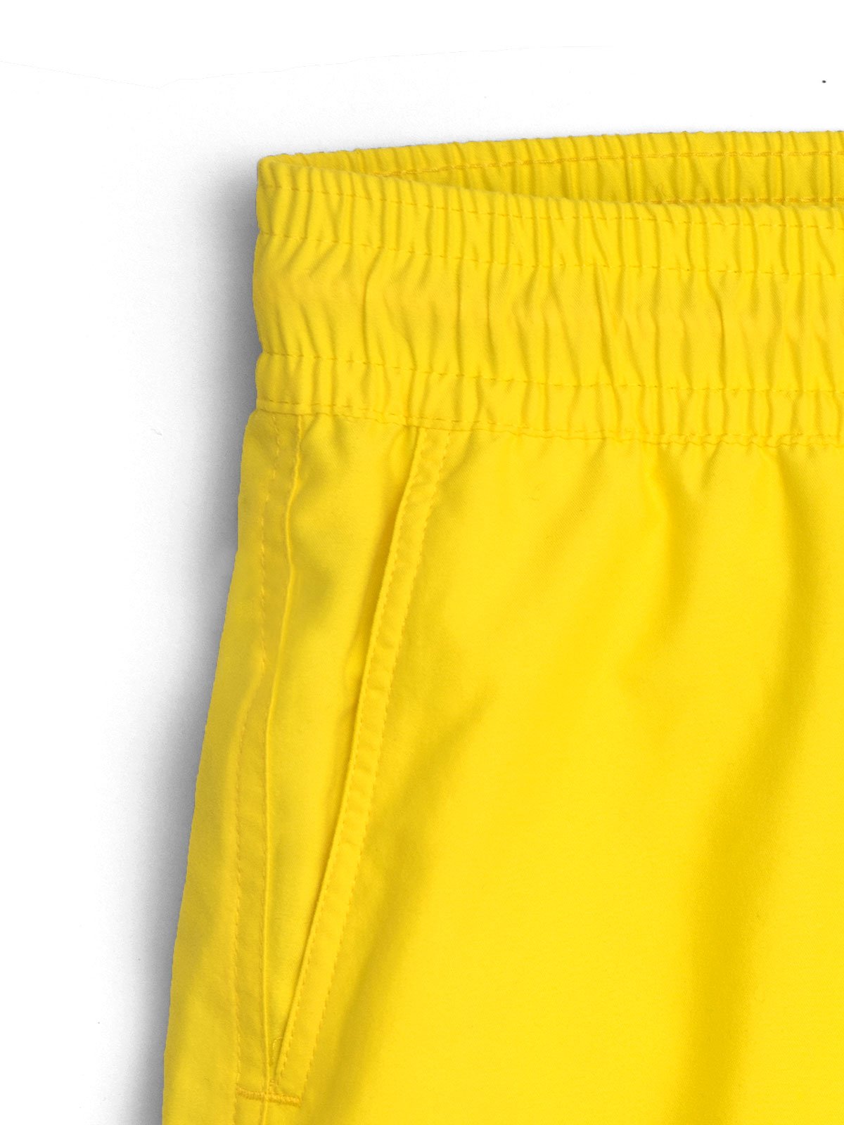 Yellow classic swimming trunks
