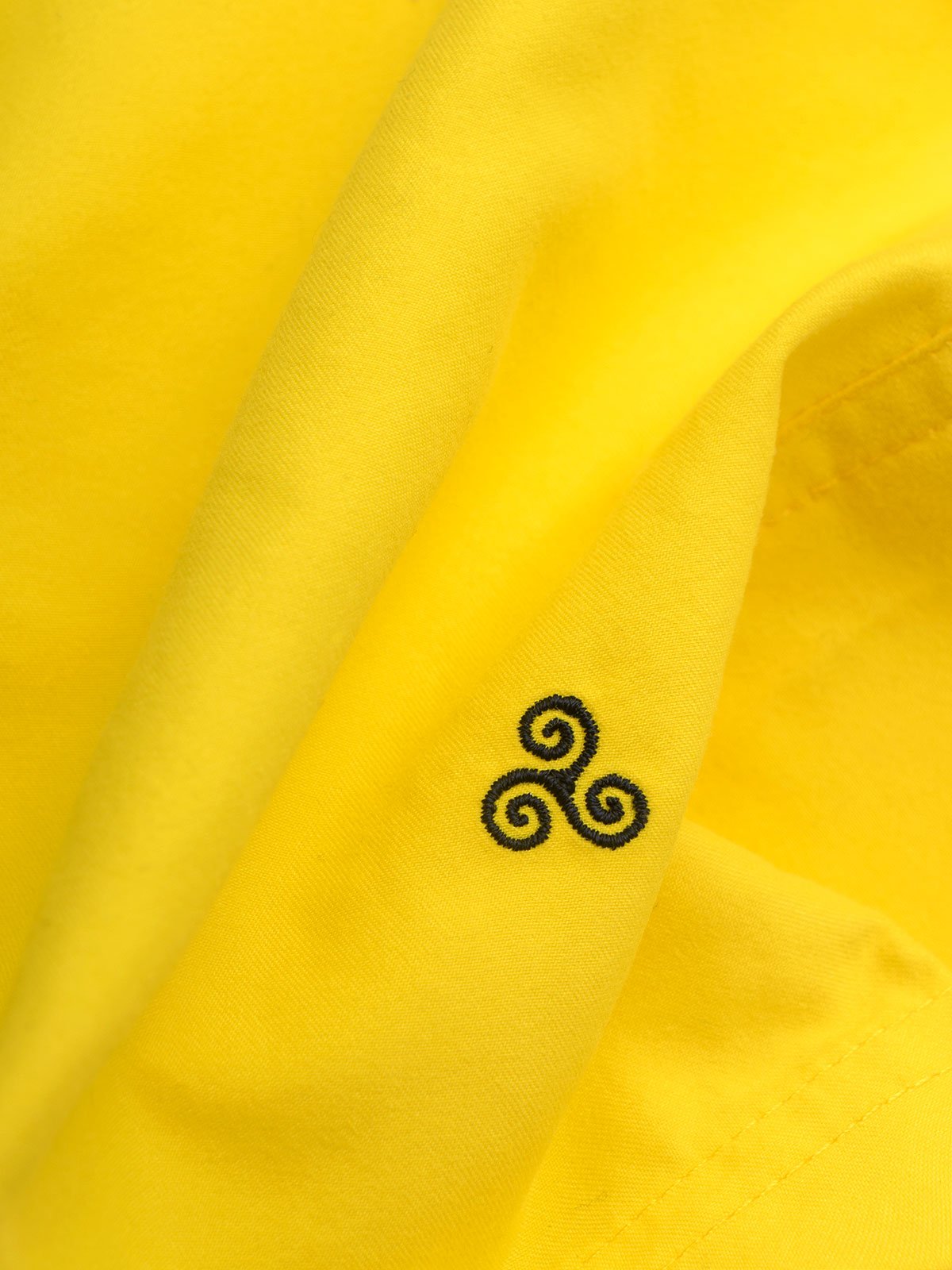 Yellow classic swimming trunks