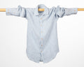 CAMICIA GOR STRIP CELESTE