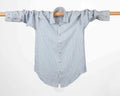 BLUE STRIP LINEN SHIRT