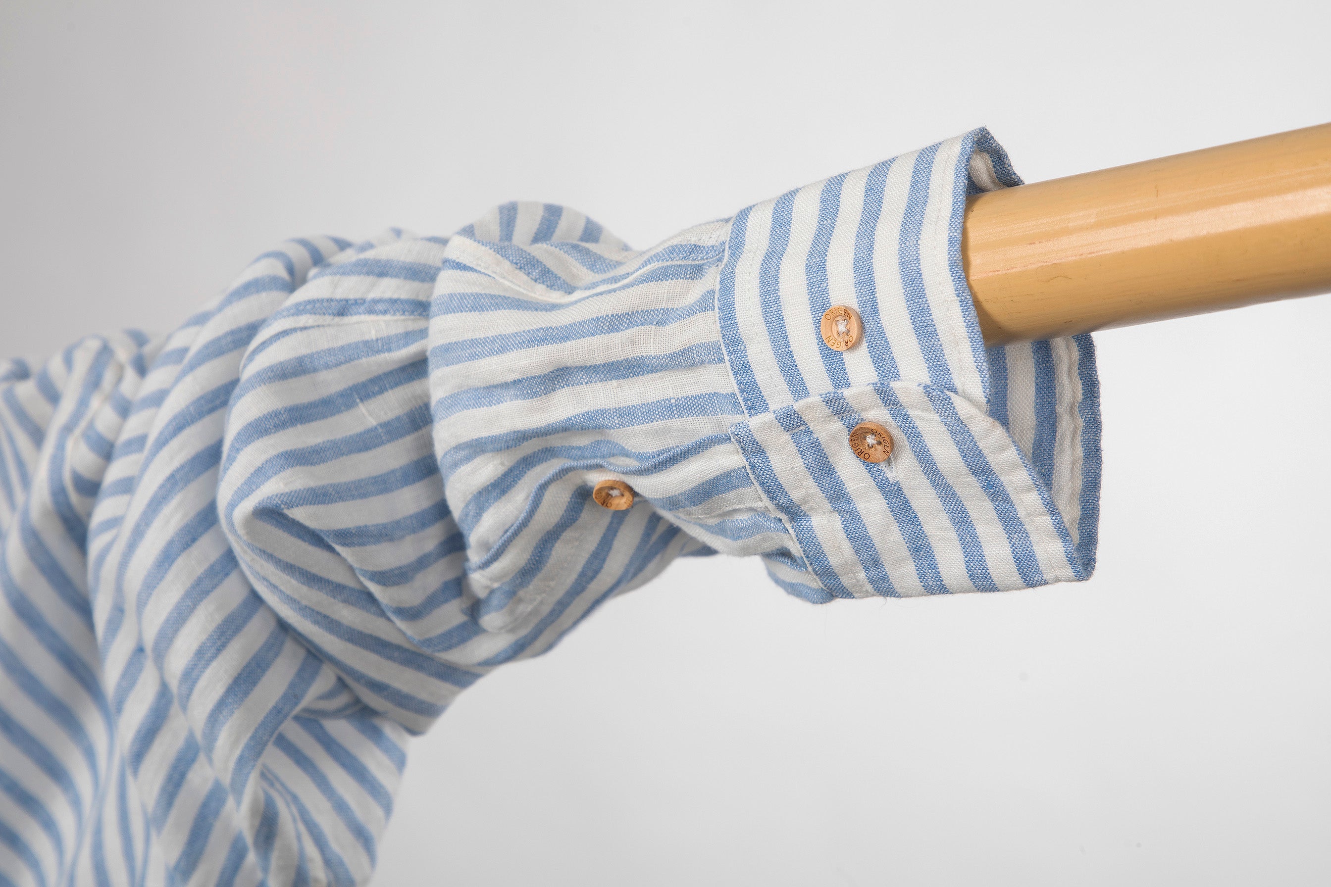 BLUE STRIP LINEN SHIRT