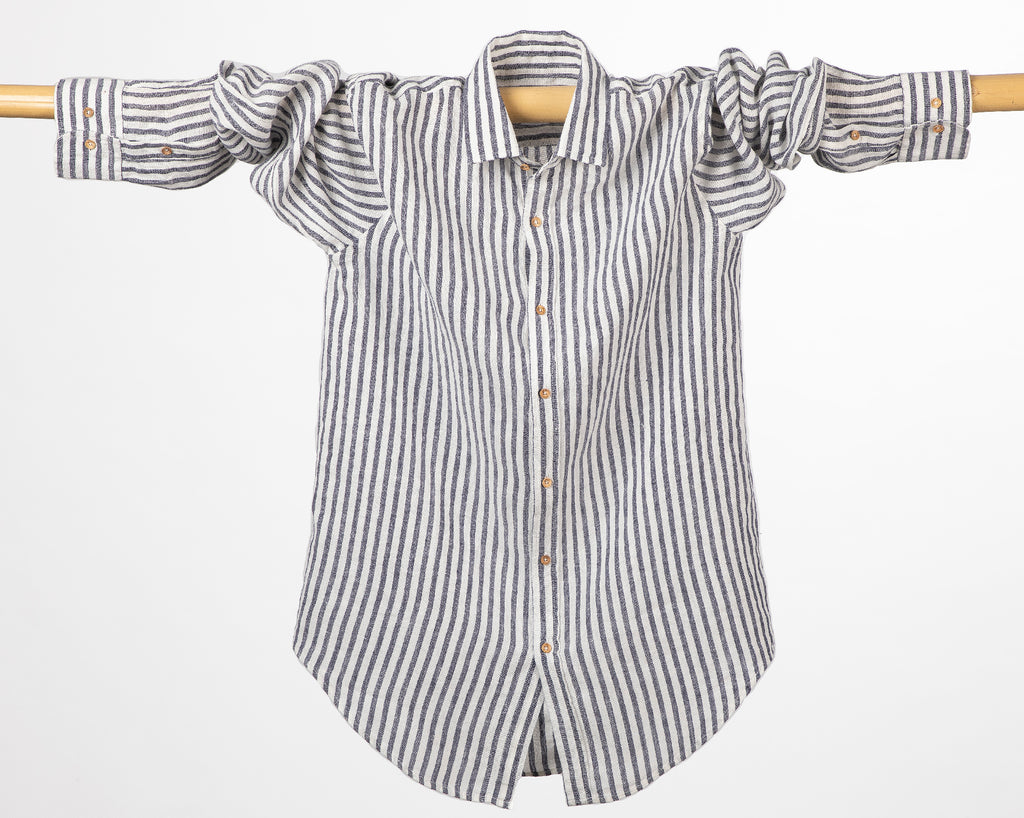 CAMICIA GOR STRIP NAVY