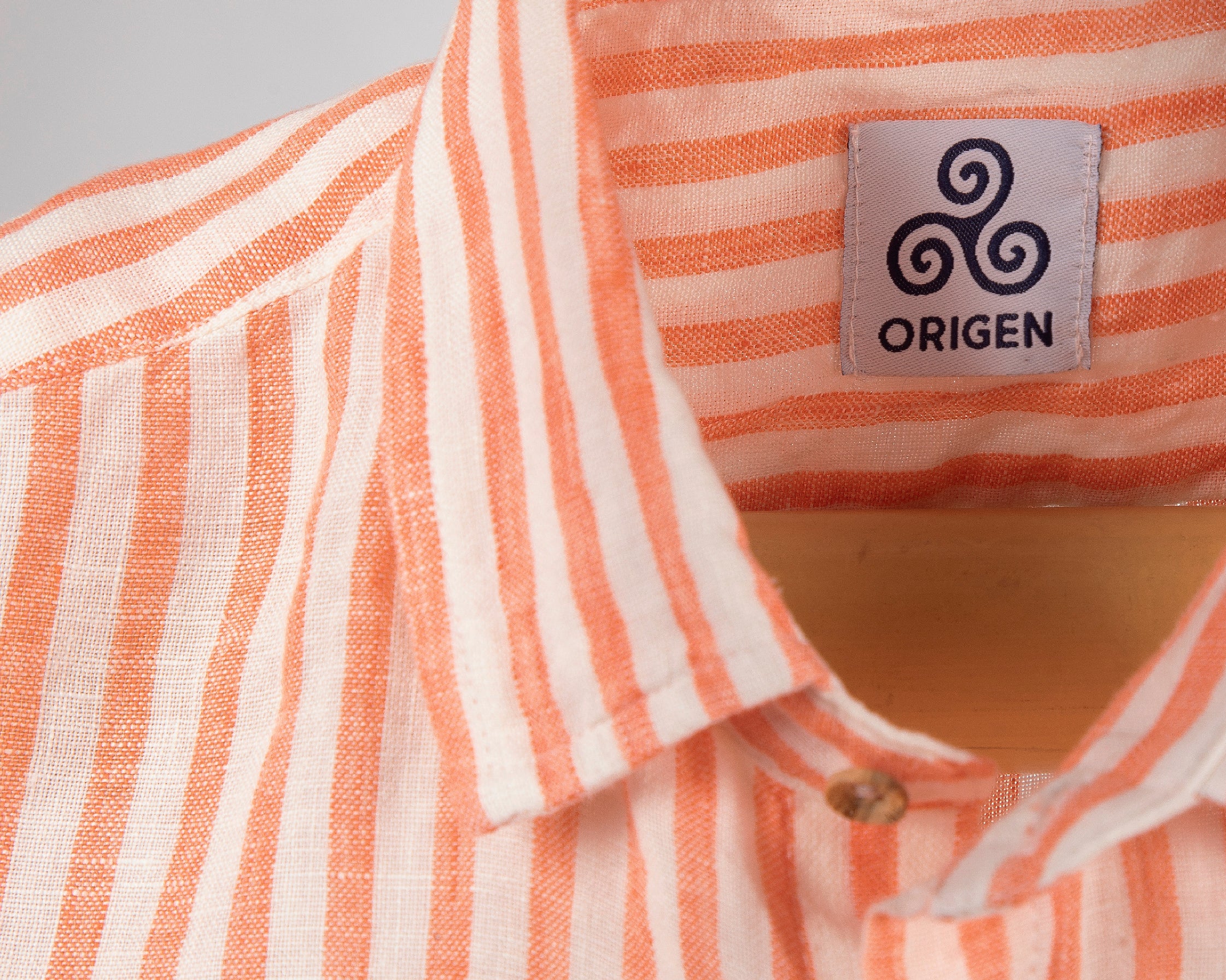 CAMICIA GOR STRIP ARANCIO