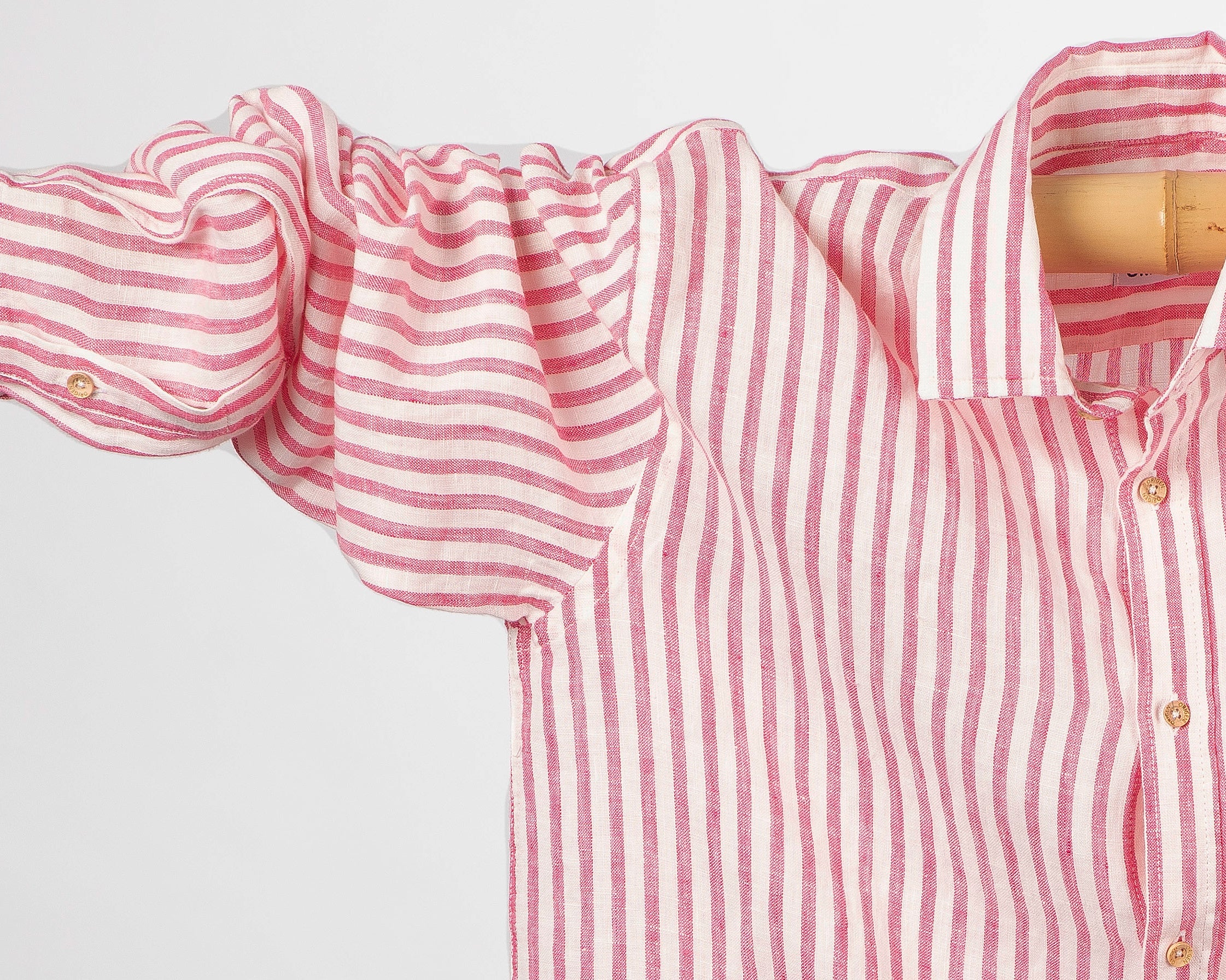CAMICIA GOR STRIP FUXIA