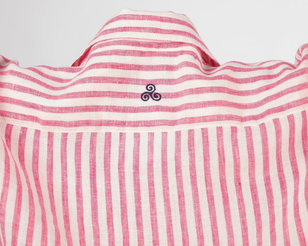 CAMICIA GOR STRIP FUXIA
